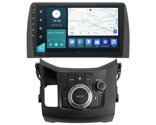 Штатная магнитола Lesko для Mazda CX-5 II Рестайлинг 2021-н.в экран 10" 4/64Gb 4G Wi-Fi GPS Top