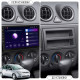 Штатная магнитола Lesko для Ford Fiesta  2001-2005 экран 9" 4/64Gb CarPlay 4G Wi-Fi GPS Prime
