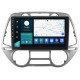 Штатная магнитола Lesko для Hyundai i20 I 2008-2012 экран 9" 4/64Gb 4G Wi-Fi GPS Top