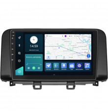 Штатная магнитола Lesko для Hyundai Kona I 2017-2020 экран 10" 4/32Gb 4G Wi-Fi GPS Top