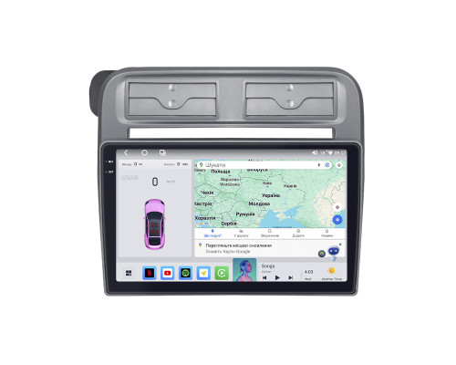 Штатная магнитола Lesko для Fiat Linea  2006-2018 экран 9" 4/64 QLED CarPlay 4G Wi-Fi GPS 360 Prime