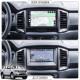 Штатная магнитола Lesko для Ford Ranger III Рестайлинг 2015-2019 экран 9" 2/32Gb 4G Wi-Fi GPS Top