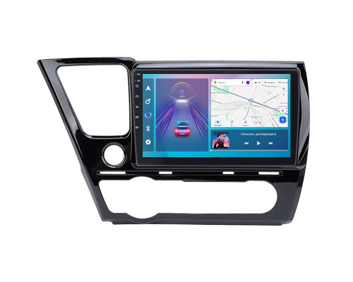Штатная магнитола Lesko для Honda Civic IX Рестайлинг ver. 2 2013-2017 экран 9" 4/64Gb CarPlay 4G Wi-Fi GPS Prime