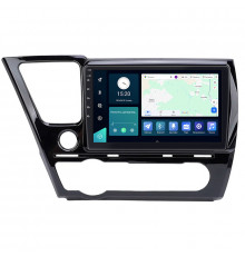 Штатная магнитола Lesko для Honda Civic IX Рестайлинг ver. 2 2013-2017 экран 9" 2/32Gb 4G Wi-Fi GPS Top