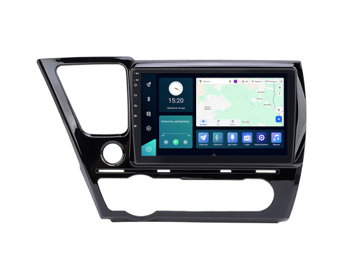 Штатная магнитола Lesko для Honda Civic IX Рестайлинг ver. 2 2013-2017 экран 9" 2/32Gb 4G Wi-Fi GPS Top