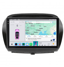 Штатная магнитола Lesko для Honda FR-V  2004-2009 экран 10" 4/64 QLED CarPlay 4G Wi-Fi GPS 360 Prime