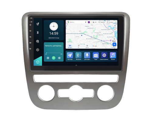 Штатная магнитола Lesko для Volkswagen Scirocco R I Auto A/C 2009-2014 экран 9" 4/64Gb 4G Wi-Fi GPS Top