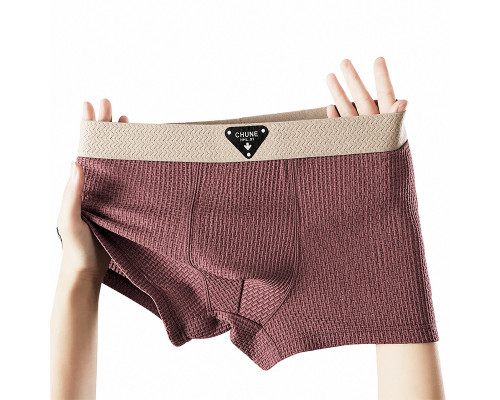 Набор мужских трусов боксеров B6425 Olive/Black/Brick Red из 3 шт XL