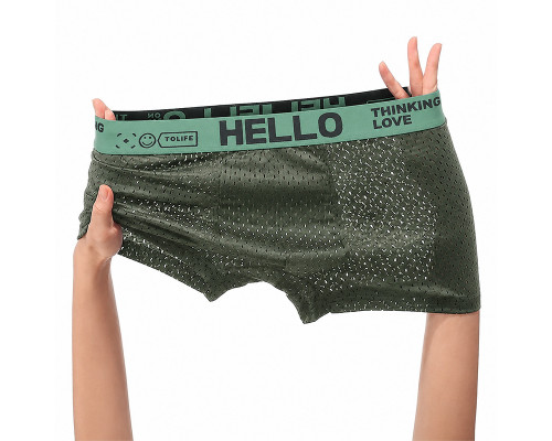 Мужские трусы боксеры PA3229 Army Green 3XL