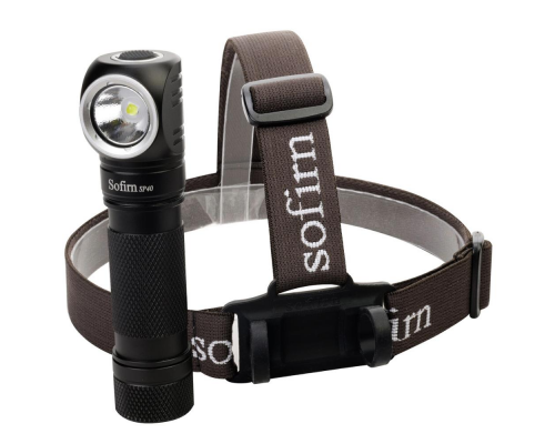 Ліхтарик Sofirn SP40 5000K LH351D IPX7 1200 Lumen black з акумулятором 18650 (1 х 3000мАг)