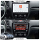 Штатная магнитола Lesko для Volkswagen Golf V Auto AC 2003-2009 экран 10" 4/64 QLED CarPlay 4G Wi-Fi GPS 360 Prime