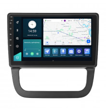 Штатная магнитола Lesko для Volkswagen Golf V Auto AC 2003-2009 экран 10" 4/32Gb 4G Wi-Fi GPS Top