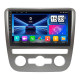 Штатная магнитола Lesko для Volkswagen Scirocco III Auto A/C 2008-2014 экран 9" 1/16Gb Wi-Fi GPS Base