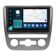 Штатная магнитола Lesko для Volkswagen Scirocco III Auto A/C 2008-2014 экран 9" 4/64Gb 4G Wi-Fi GPS Top