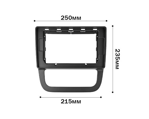 Переходная рамка Volkswagen Jetta 2005-2009 Golf 2003-2008 Auto AC (1012) 10,1"