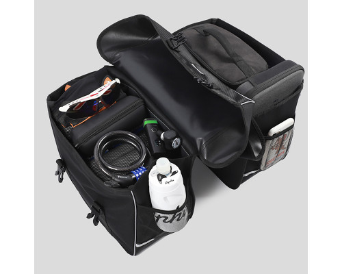 Сумка велосипедная на багажник West Biking 0707238 30L Black