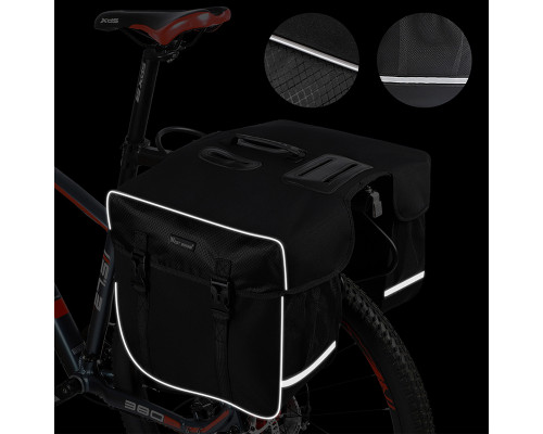 Сумка велосипедная на багажник West Biking 0707238 30L Black