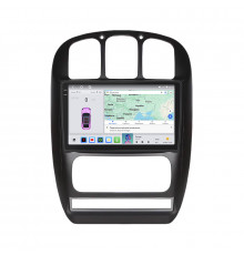 Штатная магнитола Lesko для Chrysler Voyager IV Рестайлинг 2004-2008 экран 10" 4/64 QLED CarPlay 4G Wi-Fi GPS 360 Prime