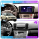 Штатная магнитола Lesko для Subaru Outback III 2003-2006 экран 9" 4/64Gb CarPlay 4G Wi-Fi GPS Prime
