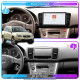 Штатная магнитола Lesko для Subaru Outback III 2003-2006 экран 9" 4/64 QLED CarPlay 4G Wi-Fi GPS 360 Prime