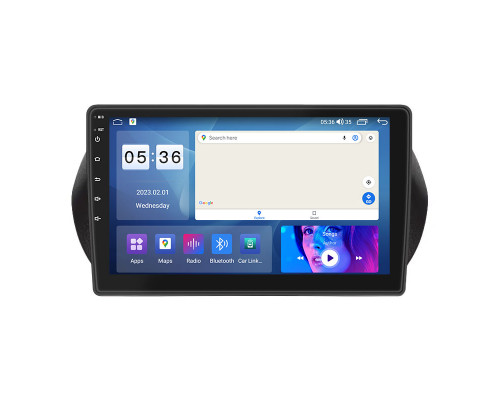 Штатная магнитола Lesko для Fiat Qubo I 2007-2016 экран 10" 4/64Gb CarPlay 4G Wi-Fi GPS Prime