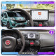 Штатная магнитола Lesko для Fiat Qubo I Рестайлинг 2016-2019 экран 10" 4/64 QLED CarPlay 4G Wi-Fi GPS 360 Prime