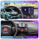 Штатная магнитола Lesko для Fiat Qubo I Рестайлинг 2016-2019 экран 10" 2/32Gb 4G Wi-Fi GPS Top