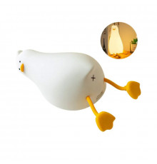 Нічник силіконовий Лежача втомлена качка (K-1096)