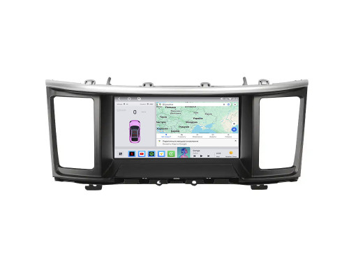 Штатная магнитола Lesko для Nissan Pathfinder IV Рестайлинг 2016-2020 экран 9" 4/64 QLED CarPlay 4G Wi-Fi GPS 360 Prime