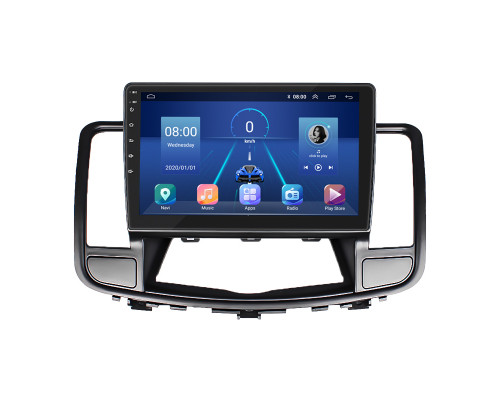 Штатная магнитола Lesko для Nissan Teana II 2008-2011 экран 10" 4/32Gb 4G Wi-Fi GPS Top