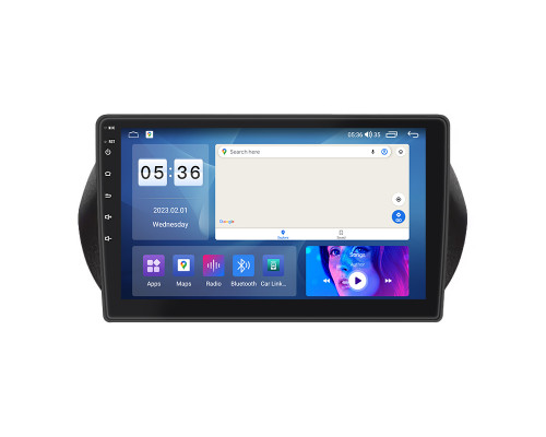 Штатная магнитола Lesko для Peugeot Bipper  2008-2018 экран 10" 4/64Gb CarPlay 4G Wi-Fi GPS Prime