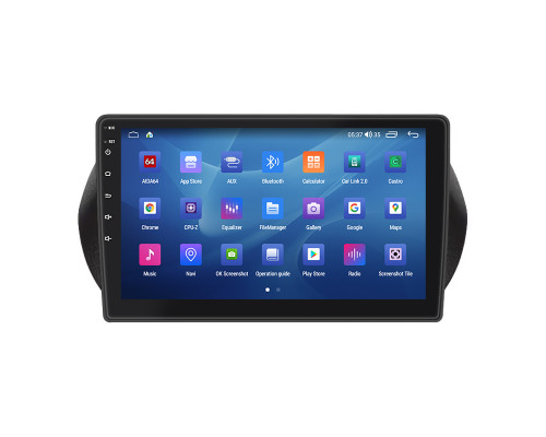 Штатная магнитола Lesko для Peugeot Bipper  2008-2018 экран 10" 4/64Gb CarPlay 4G Wi-Fi GPS Prime