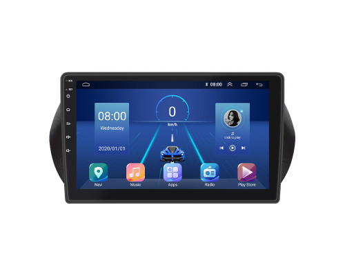 Штатная магнитола Lesko для Peugeot Bipper  2008-2018 экран 10" 2/32Gb 4G Wi-Fi GPS Top
