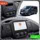 Штатная магнитола Lesko для Renault Trafic III Рестайлинг 2021-н.в экран 9" 4/64 QLED CarPlay 4G Wi-Fi GPS 360 Prime