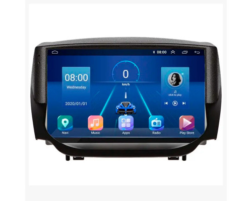 Штатная магнитола Lesko для Ford EcoSport I 2014-2018 экран 9" 6/128Gb 4G Wi-Fi GPS Top