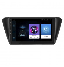 Штатная магнитола Lesko для Skoda Fabia III 2014-2018 экран 9" 1/16Gb Wi-Fi GPS Base