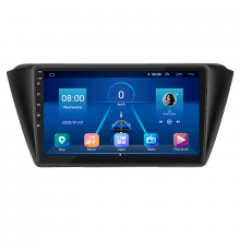 Штатная магнитола Lesko для Skoda Fabia III 2014-2018 экран 9" 2/32Gb 4G Wi-Fi GPS Top