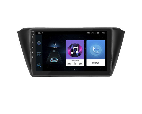 Штатная магнитола Lesko для Skoda Fabia III Рестайлинг 2018-2021 экран 9" 1/16Gb Wi-Fi GPS Base