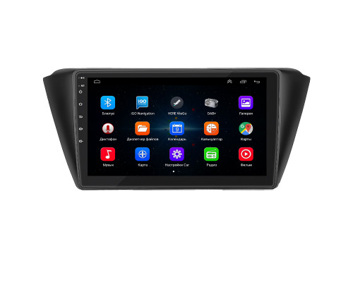 Штатная магнитола Lesko для Skoda Fabia III Рестайлинг 2018-2021 экран 9" 1/16Gb Wi-Fi GPS Base