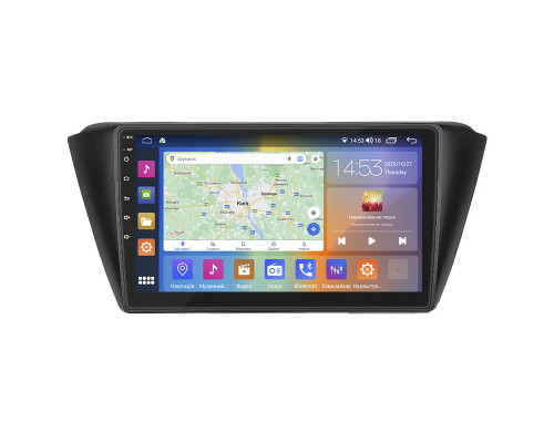 Штатная магнитола Lesko для Skoda Fabia III Рестайлинг 2018-2021 экран 9" 2/32Gb CarPlay 4G Wi-Fi GPS Prime