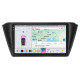 Штатная магнитола Lesko для Skoda Fabia III Рестайлинг 2018-2021 экран 9" 4/64 QLED CarPlay 4G Wi-Fi GPS 360 Prime