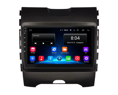 Штатная магнитола Lesko для Ford Edge II 2015-2018 экран 9" 2/32Gb Wi-Fi GPS Base