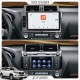 Штатная магнитола Lesko для Toyota Land Cruiser Prado 150 Series Рестайлинг 1 2013-2017 экран 10" 4/64 QLED CarPlay 4G Wi-Fi GPS 360 Prime