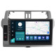 Штатная магнитола Lesko для Toyota Land Cruiser Prado 150 Series Рестайлинг 1 2013-2017 экран 10" 4/32Gb 4G Wi-Fi GPS Top