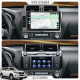 Штатная магнитола Lesko для Toyota Land Cruiser Prado 150 Series Рестайлинг 1 2013-2017 экран 10" 4/64Gb 4G Wi-Fi GPS Top
