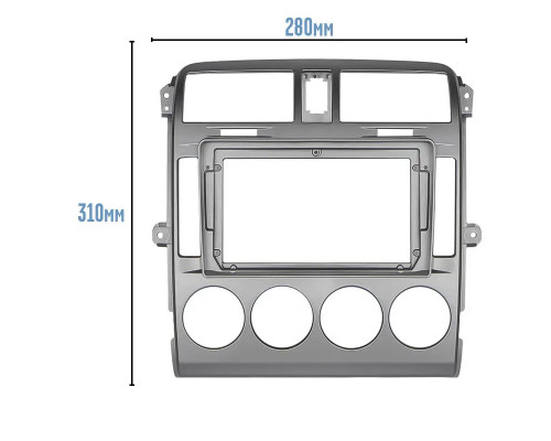 Переходная рамка Kia Carnival 2002-2006 (7276) 9"