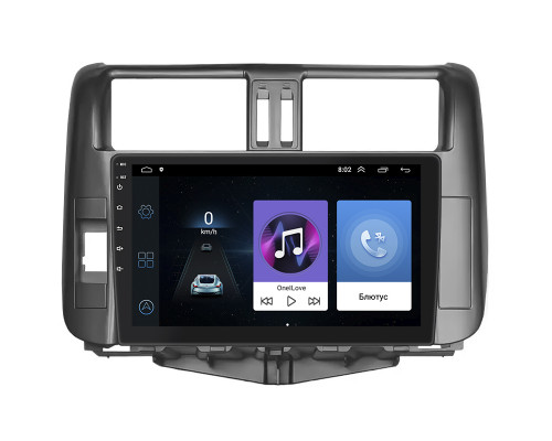 Штатная магнитола Lesko для Toyota Land Cruiser Prado 150 Series 2009-2013 экран 9" 1/16Gb Wi-Fi GPS Base