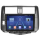 Штатная магнитола Lesko для Toyota Land Cruiser Prado 150 Series 2009-2013 экран 9" 2/32Gb 4G Wi-Fi GPS Top