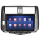 Штатная магнитола Lesko для Toyota Land Cruiser Prado 150 Series 2009-2013 экран 9" 2/32Gb 4G Wi-Fi GPS Top