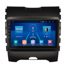 Штатная магнитола Lesko для Ford Edge II 2015-2018 экран 9" 6/128Gb 4G Wi-Fi GPS Top